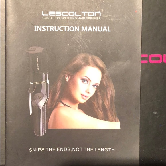 lescolton cordless split end hair trimmer